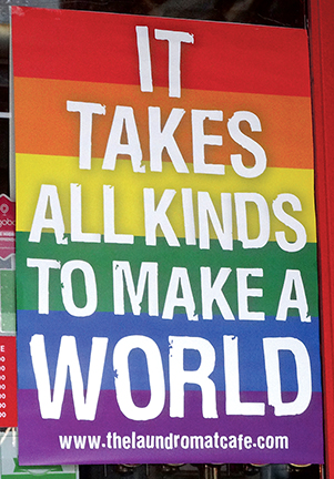 Gay Pride Poster in Reykjavik