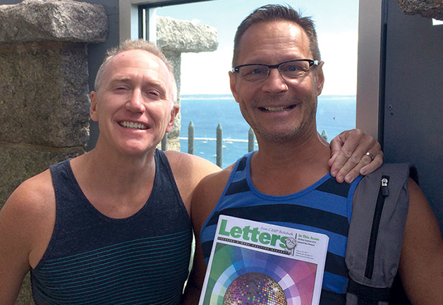 Eric Engelhart and Chris Beagle in Provincetown