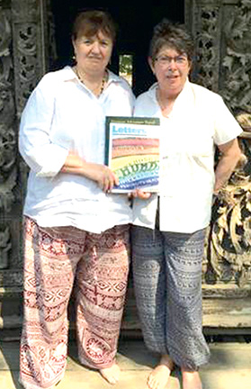 Suzanne Baxter and Suxanne Vanet in Myanmar