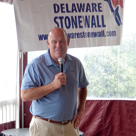 Delaware Speaker of the House Pete Schwartzkopf at Stonewall Democrats Annual Event at Mariachi