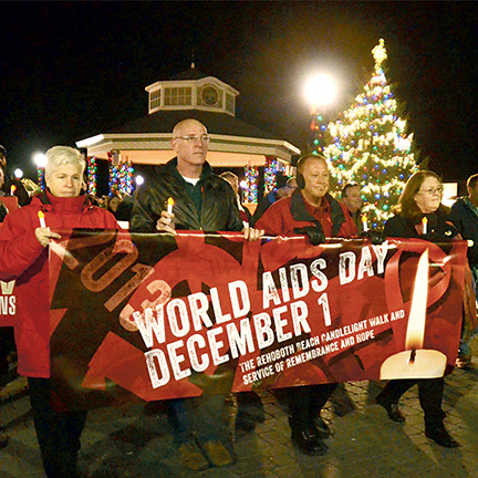 World AIDS Day Candlelight Walk in Rehoboth Beach