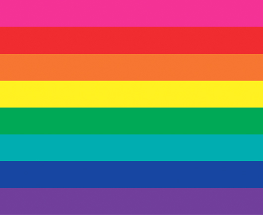 Gilbert Baker&#039;s Eight Color Rainbow