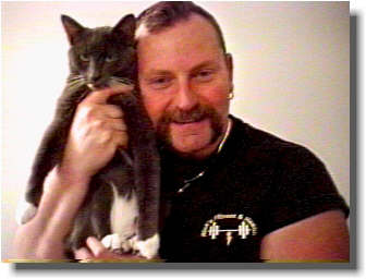 Rick Moore...and cat Nifty