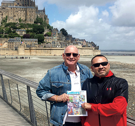 Bud Beeler and Robert Schuster - Abbaye Du Mont Saint Michel, Normandy, France