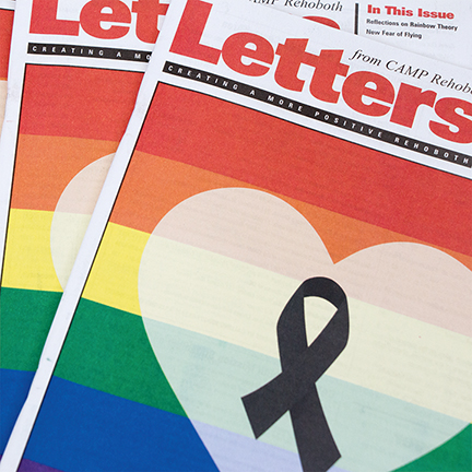 Cover of Letters from CAMP Rehoboth following the 2016 Orlando Shooting