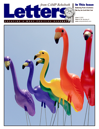 June 5, 2015 - Cover of Letters from CAMP Rehoboth