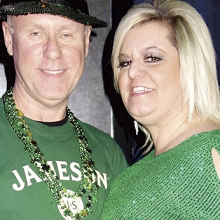 (left to right) Jamie Thompson and Amy Thompson at The Pines for St. Patrick's Day Celebration