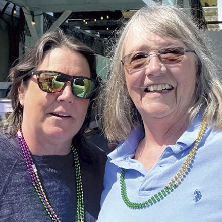 (left to right) Kelly Williamson and Julia Ellis at Zogg's for Gumbo Crawl 2023