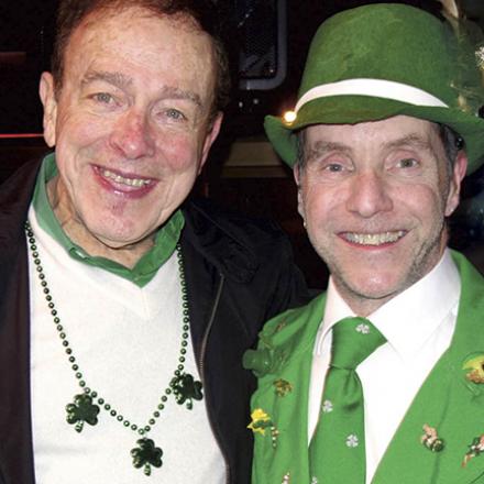 (left to right) Tony Burns and Tommy Paoletti at Rigby's for St. Patrick's Day Celebration